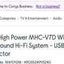 SONY Megasound Hi Fi system Bluetooth n USB Image 3