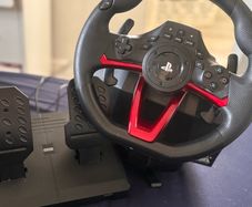 Wireless RWA racing wheel for PlayStation