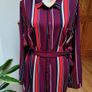 Ladies Multicoloured New look CURVES shirt like dress, wear with belt or without. like new Image 3
