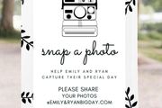 Snap a photo wedding board A3, A2, A1, A0 sizes
