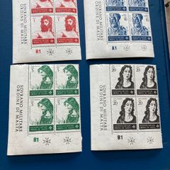 Malta 1967 Full Set Block of 4 Lot