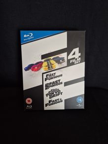 Fast and Furious 4 film set 1-4 bluray