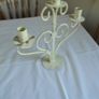 Vintage/Shabby Chic Candelabras x 2 for Sale Image 2