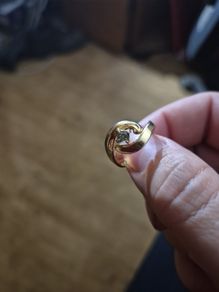 Vintage girls or slim finger ring