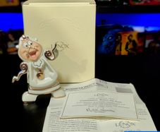 Disney Beauty and the Beast Cogsworth Lenox Figurine Vintage 1990s Early 2000s