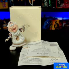Disney Beauty and the Beast Cogsworth Lenox Figurine Vintage 1990s Early 2000s