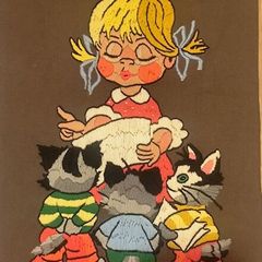 Vintage Tapestry Wall Hanging