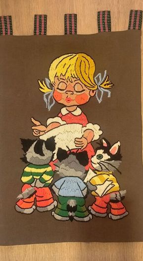 Vintage Tapestry Wall Hanging
