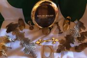selection of old brass