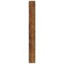 Shoe Cabinet Smoked Oak 59x17x150 cm Engineered Wood Image 7
