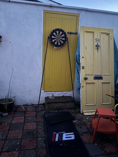 dart board + dart rog