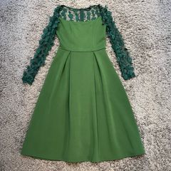 Green Floral Dress