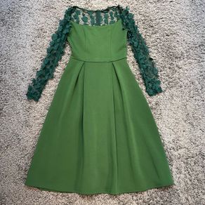 Green Floral Dress
