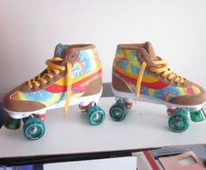 New Rookie Legacy Quad Skates - Tie Dye