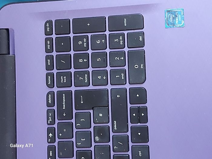HP 15.6 inch Laptop, Model 15-ac109na, Purple, Intel Pentium CPU 3825U, 1.9GHz, 4GB Ram, 1 Terrabyte HDD, Windows 10, Microsoft Edge, Chrome
