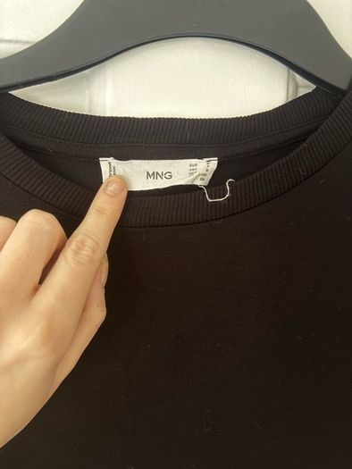 Mango black tshirt size M