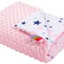 Beautiful handmade minky newborn baby blanket 55 x 75 cm Image 6