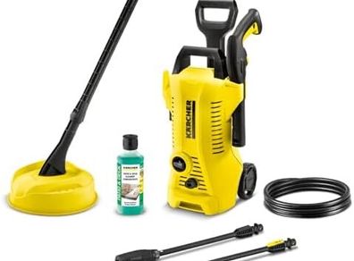 Karcher K 2 Power Control Home pressure washer, pressure: max. 110 bar, flow rate: 360 l/h, area: 20 msq/h, water filter, weight: 4.0 kg, high-pressure gun, dirt blaster, spray lance