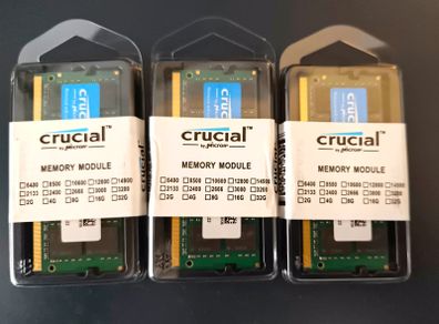 3x8gb Ddr4-3200 Sodimm Ram Crucial/micron