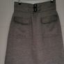 ZARA Silver tone A-Line High Waisted skirt with double fronted pockets and belt buckets Sz XL ( Fit 14-16uk) - Rrp 49.99 (New) Image 9