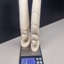 Pair of Handmade African Style Carved Figurines  21.5cm Decorative Sculptures Image 8