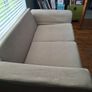 2 seater sofa beige Image 2