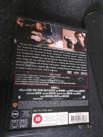 Payback DVD