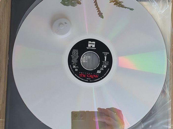 Laserdisc - The Crow (1994) NTSC Widescreen Brandon Lee EX+ OUT OF PRINT