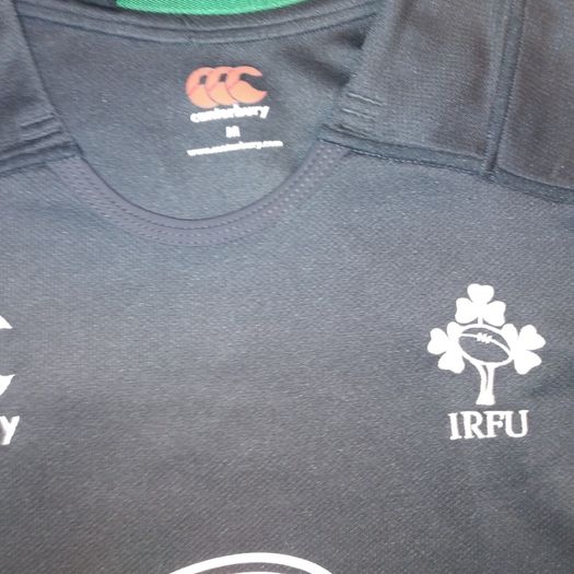 Ireland (M) Rugby Jersey Canterbury Shirt Black Eire Irish Six Nations IRFU World Cup Medium