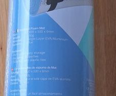 Dunnes Stores Light Blue and Silver Insulated Foam Camping Mat