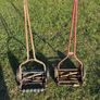 2 Vintage push lawnmowers Image 2