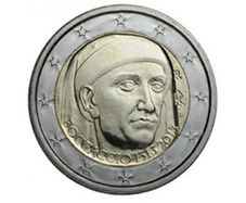 Rare 2 Euro Italian Boccacio 1313 TO 2013 Roberto Mauri - VERY LOW MINTAGE