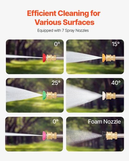 24ft Pressure Washer Telescopic Wand