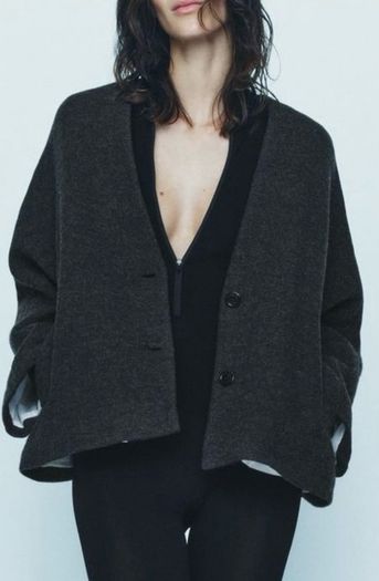 Zara Women Manteco Wool Jacket