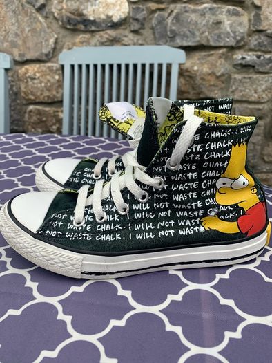 'The Simpson's' converse boots