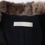 Kaliko Dark Charcoal Grey Zip-Up Jacket Faux Fur Trim Collar 10UK/38EU Image 2