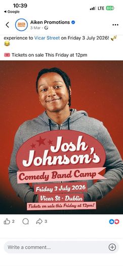 Josh Johnson Comedy show
