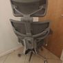 HINOMI X1 High-end Ergonomic Office Chair with 3D Adjustable Lumbar Support/ 4 Panel Backrest/ 6D Armrest and Legrest (Grey, Large) Image 5