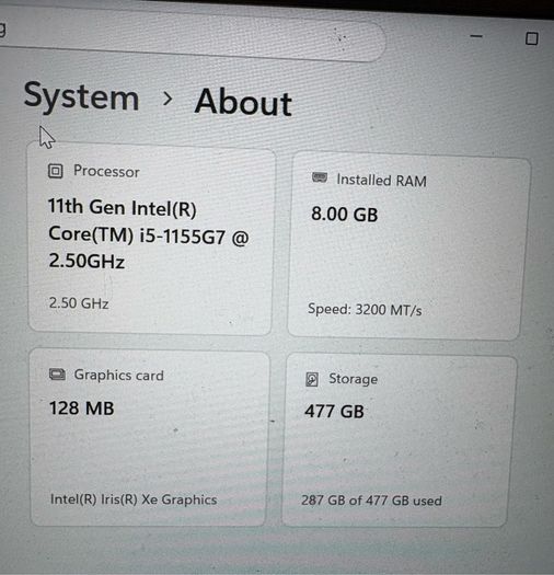 HP Pavilion 14 Laptop Intel Core i5 11th Gen, 8GB RAM, 512GB SSD