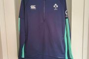 2023/24 Canterbury IRFU Ireland Rugby Elite Mens 1/4 Zip fleece top