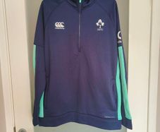 2023/24 Canterbury IRFU Ireland Rugby Elite Mens 1/4 Zip fleece top
