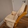 Dutalier nursing rocking chair and stool (solid wood) Image 7