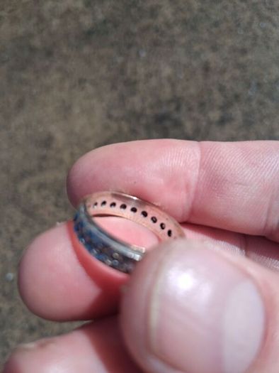 9k Gold 1970'S Full Eternity Ring(3 grams)