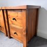 Solid wood bedside tables/ lockers Image 3