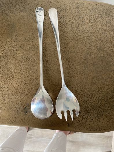Salad Servers Cutlery. Dining
