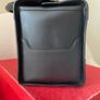 LANCEL Black Leather Boxy Bowling Bag Image 3