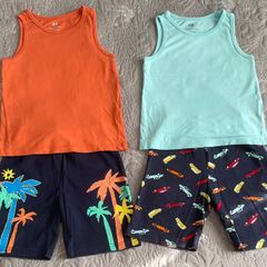 Boys clothes bundle 3-4Y 50 items / summer clothes / T-shirts / shorts