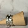 Handmade sterling silver anxiety spinner ring. Size k Image 5