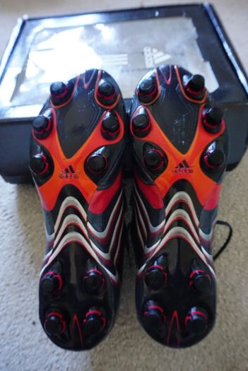 Football Boots Adidas F50.6 Tunit Grey/Red (2006) Size 7UK ALL