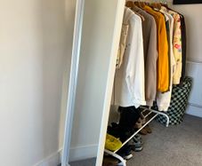 Large White Full Length Mirror Excellent Condition